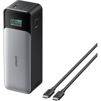Мощный Повербанк Power Bank Anker A1289 737 Быстрая зарядка (PowerCore 24K) 24 000 мА·ч, до 140 Вт, USB-C PD 3.1, экран