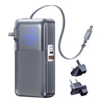 Powerbank Remax повербанк CP-5 10000 мА·ч 35W power bank повер банк с выдвижным Type-C кабелем