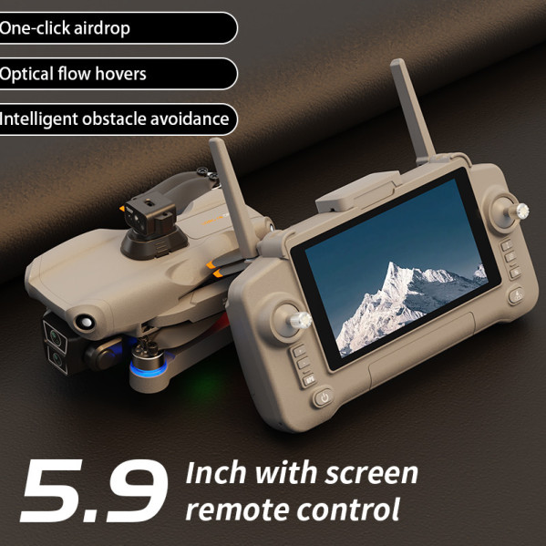 Квадрокоптер L300 AIR MAX дрон с пультом 5.9" Touch, 5G FPV, GPS RTH, 360° обход препятствий, Optical Flow, Airdrop Квадрокоптер L300 AIR MAX дрон с пультом 5.9" Touch, 5G FPV, GPS RTH, 360° обход препятствий, Optical Flow, Airdrop
