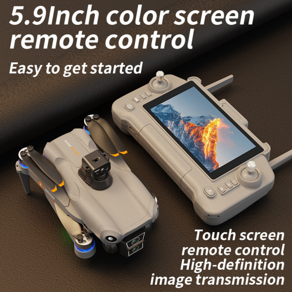 Квадрокоптер L300 AIR MAX дрон с пультом 5.9" Touch, 5G FPV, GPS RTH, 360° обход препятствий, Optical Flow, Airdrop Квадрокоптер L300 AIR MAX дрон с пультом 5.9" Touch, 5G FPV, GPS RTH, 360° обход препятствий, Optical Flow, Airdrop