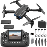 Квадрокоптер дрон  E99 камера HD 1080P, экран , FPV, защита от препятствий, управление без телефона