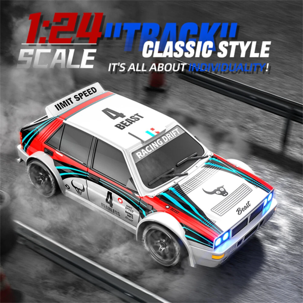 Радиоуправляемая дрифт машинка ZLL SG204 PRO  4WD 1/24 RTR дрифт авто 4WD 1:24 с LED подсветкой и сменными шинами