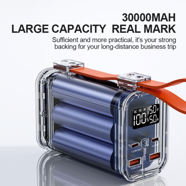 Power Bank Повербанк 100W PD 27000 mAh — зарядка ноутбуков и планшетов, MacBook, LED дисплей с быстрой зарядкой Power Bank Повербанк 100W PD 27000 mAh — зарядка ноутбуков и планшетов, MacBook, LED дисплей с быстрой зарядкой
