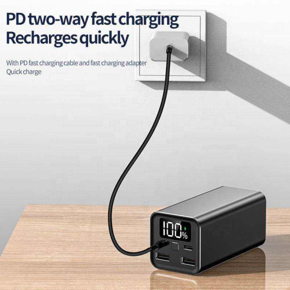 Мощный Повербанк Power Bank 18000 mAh 65W PD зарядка ноутбуков через Type-C с быстрой зарядкой Мощный Повербанк Power Bank 18000 mAh 65W PD зарядка ноутбуков через Type-C с быстрой зарядкой