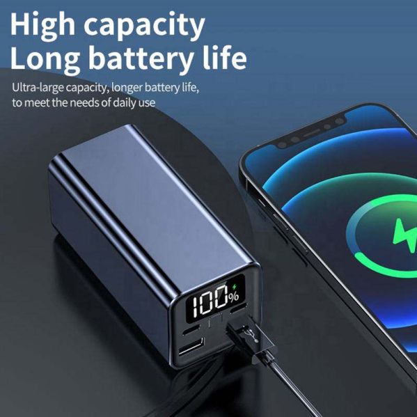 Мощный Повербанк Power Bank 18000 mAh 65W PD зарядка ноутбуков через Type-C с быстрой зарядкой Мощный Повербанк Power Bank 18000 mAh 65W PD зарядка ноутбуков через Type-C с быстрой зарядкой