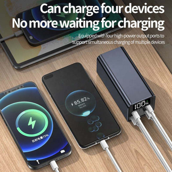 Мощный Повербанк Power Bank 18000 mAh 65W PD зарядка ноутбуков через Type-C с быстрой зарядкой Мощный Повербанк Power Bank 18000 mAh 65W PD зарядка ноутбуков через Type-C с быстрой зарядкой