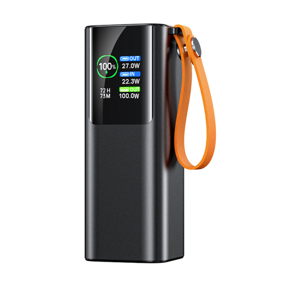 Повербанк 18000 mAh 100W PD для ноутбука и MacBook — Power Bank PQ2220 с дисплеем + фонарик + кабель Повербанк 18000 mAh 100W PD для ноутбука и MacBook — Power Bank PQ2220 с дисплеем + фонарик + кабель