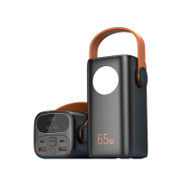 Повербанк 40000 mAh 65W PD для ноутбука и MacBook — Power Bank PQ2127 с дисплеем и фонарем