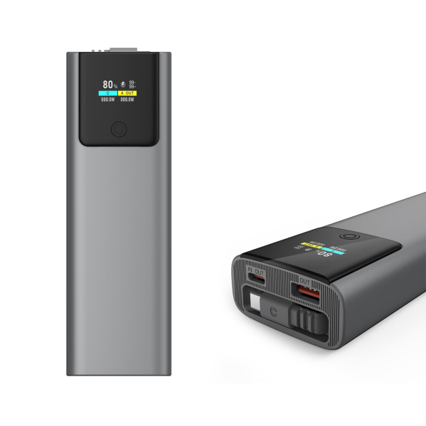 Повербанк с кабелем Type-C Power Bank P318 20000 mAh быстрая зарядка 22.5W PD 45W дисплей для смартфонов и планшетов Повербанк с кабелем Type-C Power Bank P318 20000 mAh быстрая зарядка 22.5W PD 45W дисплей для смартфонов и планшетов