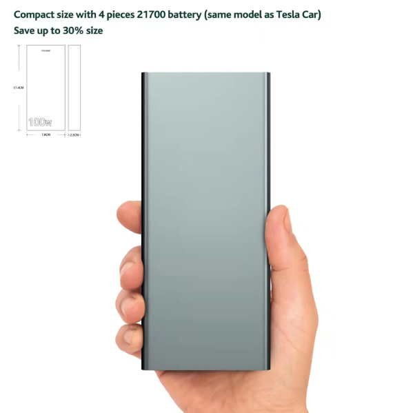 Power Bank PQ26 27000 mah 100W PD — повербанк для ноутбуков с LED дисплеем, Type-C Power Bank PQ26 27000 mah 100W PD — повербанк для ноутбуков с LED дисплеем, Type-C