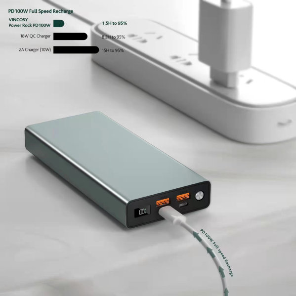 Power Bank PQ26 27000 mah 100W PD — повербанк для ноутбуков с LED дисплеем, Type-C Power Bank PQ26 27000 mah 100W PD — повербанк для ноутбуков с LED дисплеем, Type-C