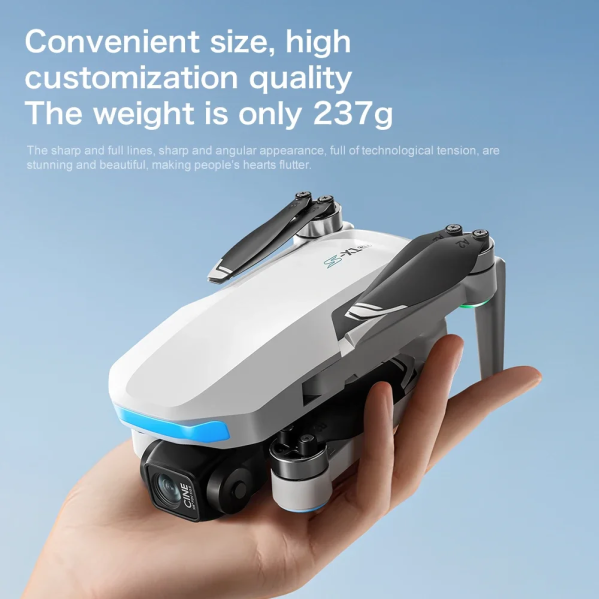 Квадрокоптер S-X1 Max с GPS и 4K камерой, пульт с экраном, EIS, 5G Wi-Fi, до 3 км