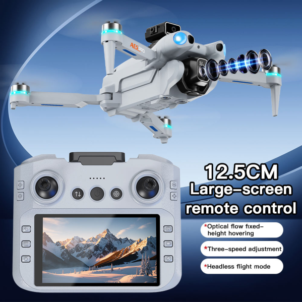 Квадрокоптер AE5 PRO з FPV-камерою та пультом керування з екраном, 1 акумулятор