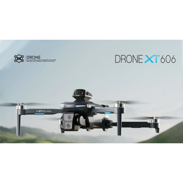 Квадрокоптер XT606 MAX с пультом и экраном GPS 4K FPV до 3 км Квадрокоптер XT606 MAX с пультом и экраном GPS 4K FPV до 3 км