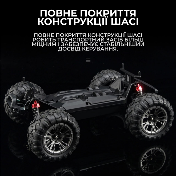 Машинка на радиоуправлении KF18 1:14 – БК мотор внедорожник 4WD до 45 км/ч джип на пульте мощный RC автомобиль