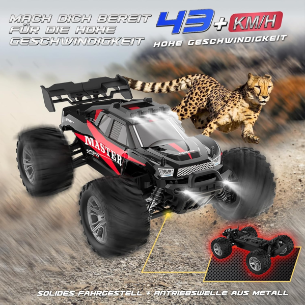 Машинка на пульте управления KFPLAN KF15 4WD скоростной внедорожник