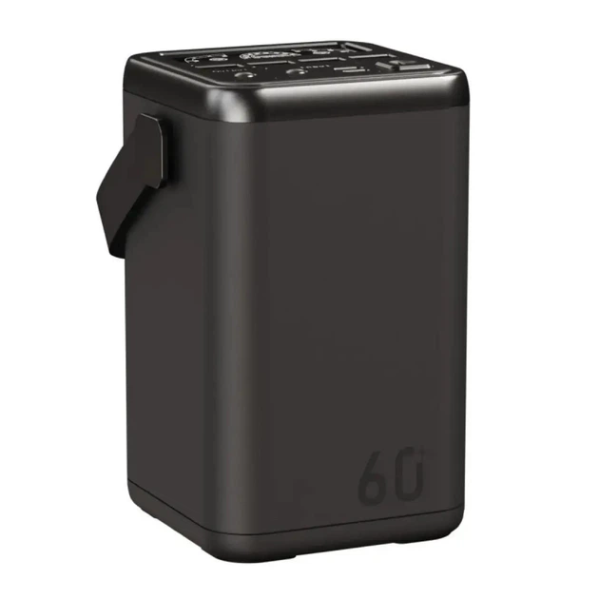 Повербанк Powerbank  60000 мА·ч для ноутбука, быстрая зарядка PD 100W, портативная зарядная станция, LED-дисплей, фонарик