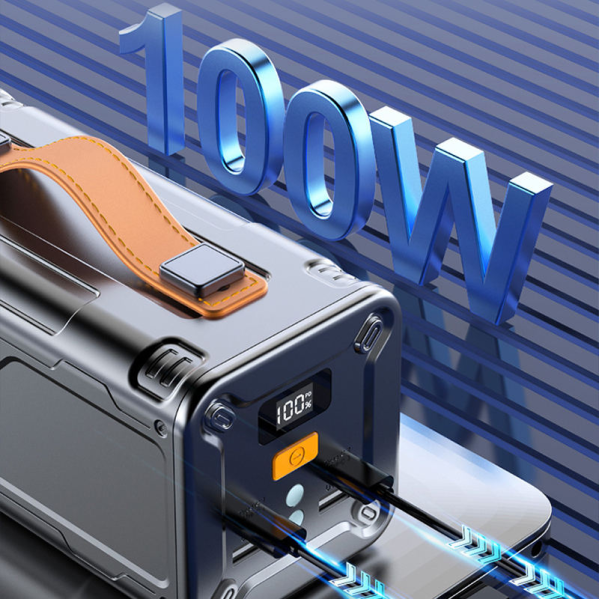 Повербанк Powerbank 50000 мА·ч для ноутбука, PD 100W, портативный, LED-индикатор, Type-C, быстрая зарядка Повербанк Powerbank 50000 мА·ч для ноутбука, PD 100W, портативный, LED-индикатор, Type-C, быстрая зарядка