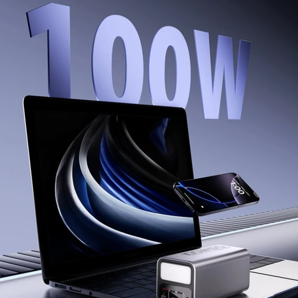 Повербанк 50000 мА·ч для ноутбука, Powerbank PD 100W, портативная зарядная станция, LED-дисплей, фонарик, Type-C Повербанк 50000 мА·ч для ноутбука, Powerbank PD 100W, портативная зарядная станция, LED-дисплей, фонарик, Type-C