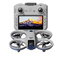 Квадрокоптер GT3 Max Drone с камерой 4K, экранным пультом, 2 аккумулятора, до 25 мин полёта, дрон с возвратом домой