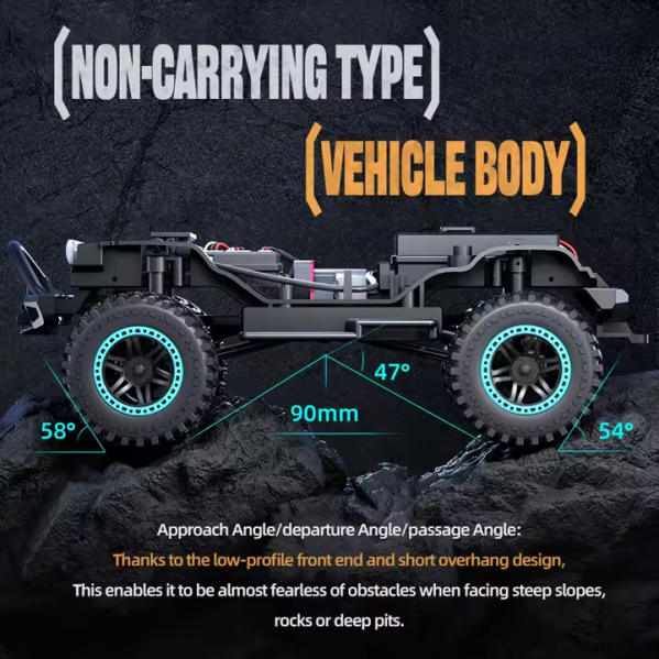 RC джип ZLL SG206 PRO, 1:20, щеточный, металлический привод радиоуправляемая машина 40 км/ч, LED RC джип ZLL SG206 PRO, 1:20, щеточный, металлический привод радиоуправляемая машина 40 км/ч, LED