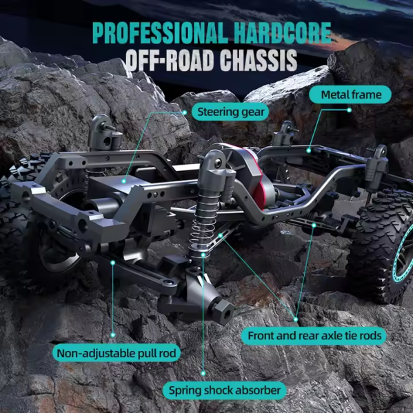 RC джип ZLL SG206 PRO, 1:20, щеточный, металлический привод радиоуправляемая машина 40 км/ч, LED RC джип ZLL SG206 PRO, 1:20, щеточный, металлический привод радиоуправляемая машина 40 км/ч, LED
