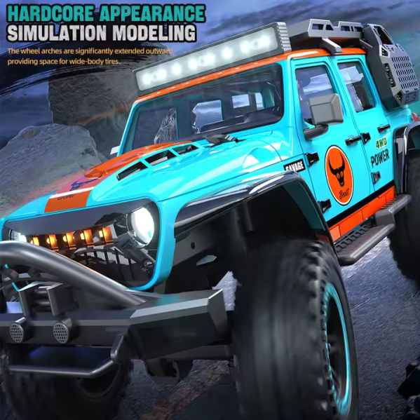 RC джип ZLL SG206 PRO, 1:20, щеточный, металлический привод радиоуправляемая машина 40 км/ч, LED RC джип ZLL SG206 PRO, 1:20, щеточный, металлический привод радиоуправляемая машина 40 км/ч, LED