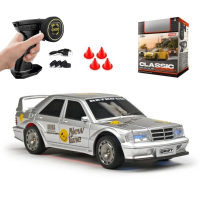 Машинка на пульте K2 Mercedes W201 Mini Drift 1:43 4WD RC дрифт авто до 15 км ч с подсветкой