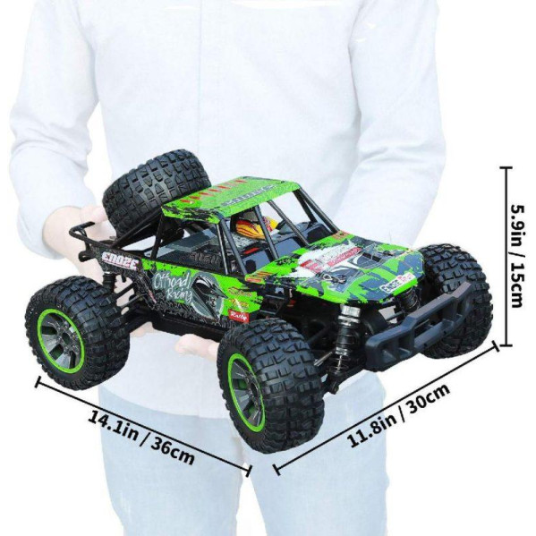 Машинка на пульте RC Радиоуправляемая машинка ENOZE 9203E 1:10 4WD внедорожник до 45 км/ч для бездорожья мощная