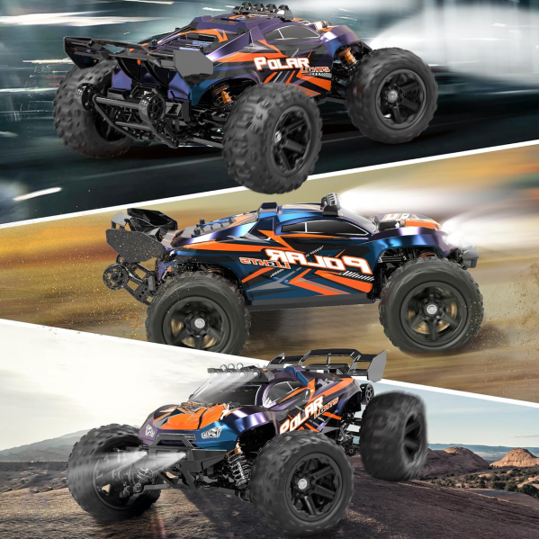 RC Машинка Монстр Трак 1:14 4WD до 40 км/ч внедорожник на радиоуправлении IPX4 полный привод металл RC Машинка Монстр Трак 1:14 4WD до 40 км/ч внедорожник на радиоуправлении IPX4 полный привод металл