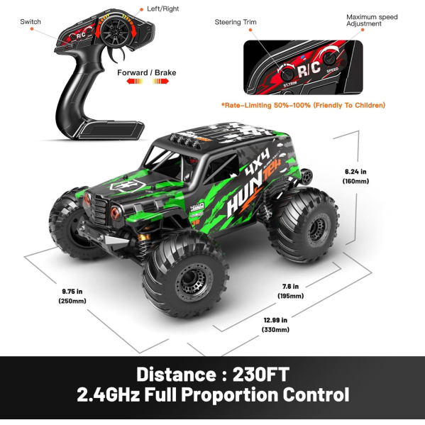RC Машинка HS14311 1:14 4WD внедорожник на радиоуправлении до 40 км/ч полный привод RC Машинка HS14311 1:14 4WD внедорожник на радиоуправлении до 40 км/ч полный привод