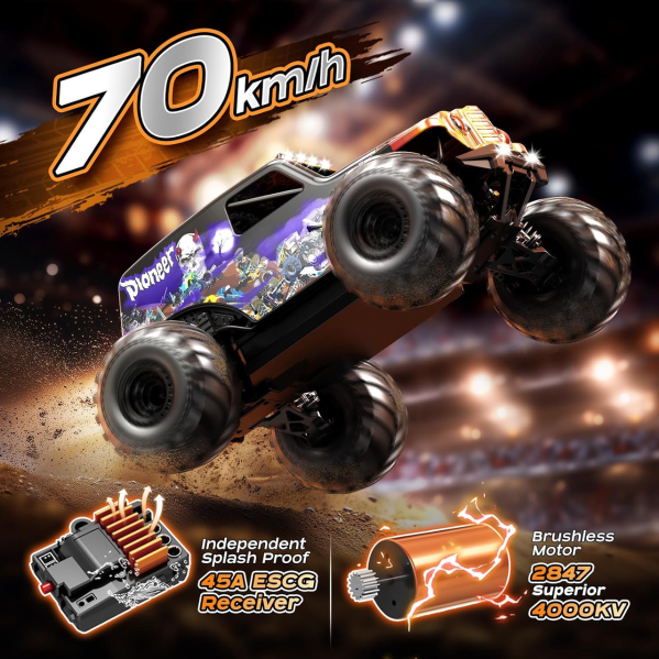 RC Машинка HS14411 1:14 4WD внедорожник на радиоуправлении до 50 км/ч полный привод RC Машинка HS14411 1:14 4WD внедорожник на радиоуправлении до 50 км/ч полный привод