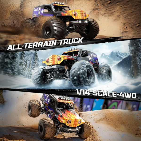 RC Машинка HS14411 1:14 4WD внедорожник на радиоуправлении до 50 км/ч полный привод RC Машинка HS14411 1:14 4WD внедорожник на радиоуправлении до 50 км/ч полный привод