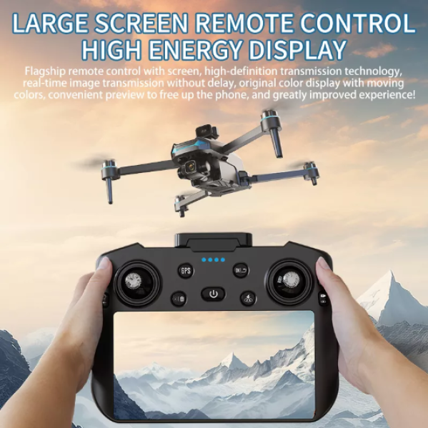 Квадрокоптер ZLL SG601 MAX 4K GPS с 3-осевым подвесом, пультом с экраном, 5G WiFi FPV, до 28 мин полета