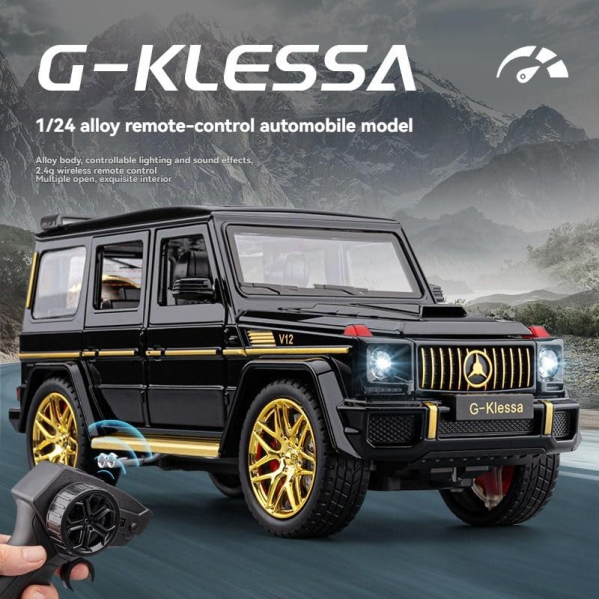 Радиоуправляемая машинка Mercedes-Benz AMG G63 1:24, металлическая (diecast), свет, звук, открываются двери, RC 2.4GHz Радиоуправляемая машинка Mercedes-Benz AMG G63 1:24, металлическая (diecast), свет, звук, открываются двери, RC 2.4GHz
