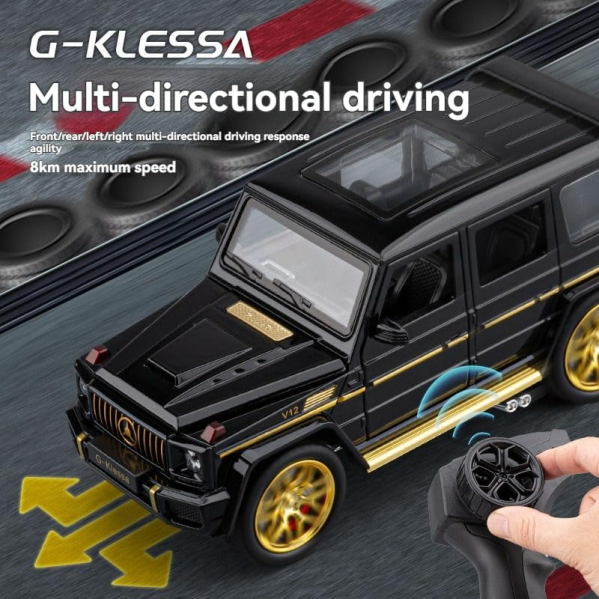 Радиоуправляемая машинка Mercedes-Benz AMG G63 1:24, металлическая (diecast), свет, звук, открываются двери, RC 2.4GHz Радиоуправляемая машинка Mercedes-Benz AMG G63 1:24, металлическая (diecast), свет, звук, открываются двери, RC 2.4GHz
