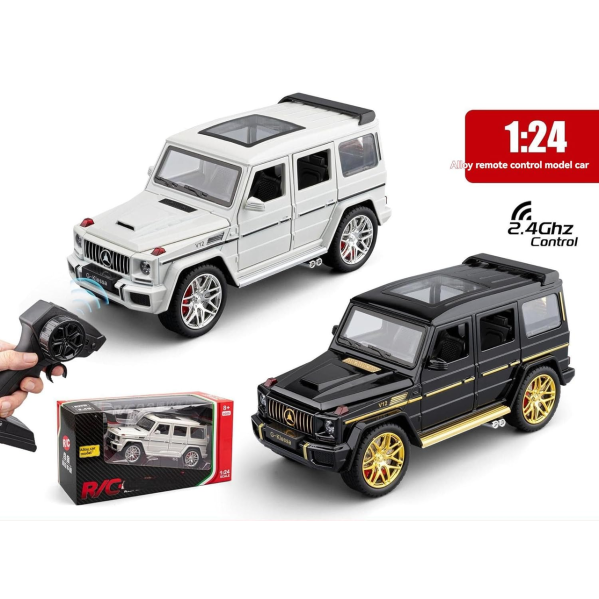 Радиоуправляемая машинка Mercedes-Benz AMG G63 1:24, металлическая (diecast), свет, звук, открываются двери, RC 2.4GHz Радиоуправляемая машинка Mercedes-Benz AMG G63 1:24, металлическая (diecast), свет, звук, открываются двери, RC 2.4GHz