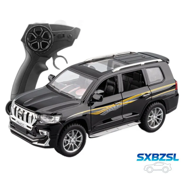 Радиоуправляемая машинка Toyota Land Cruiser Prado 1:24 METAL RC со светом и звуком, дрифт, премиум модель, подарок
