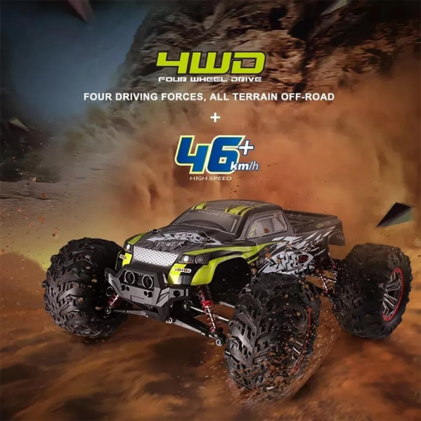 RC машинка HOSHI N516 1:10 4WD до 50 км/ч — большой внедорожник, полный привод
