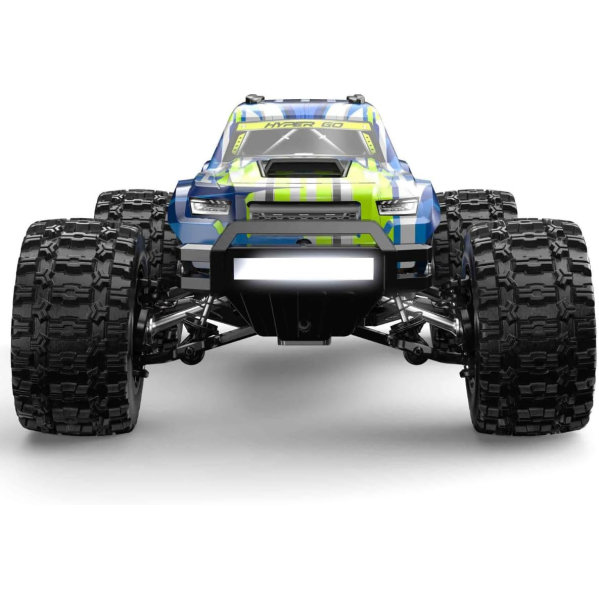 RC машинка MJX 14208 4WD 1:14 до 50 км/ч, 2 аккумулятора,  бесколлекторный внедорожник, металлическая подвеска