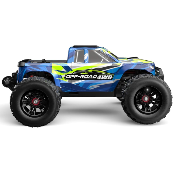 RC машинка MJX 14208 4WD 1:14 до 50 км/ч, 2 аккумулятора,  бесколлекторный внедорожник, металлическая подвеска