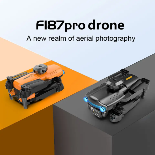Квадрокоптер с камерой F187 PRO - дрон, Wifi FPV, до 100 м. 20 мин. полета + КЕЙС
