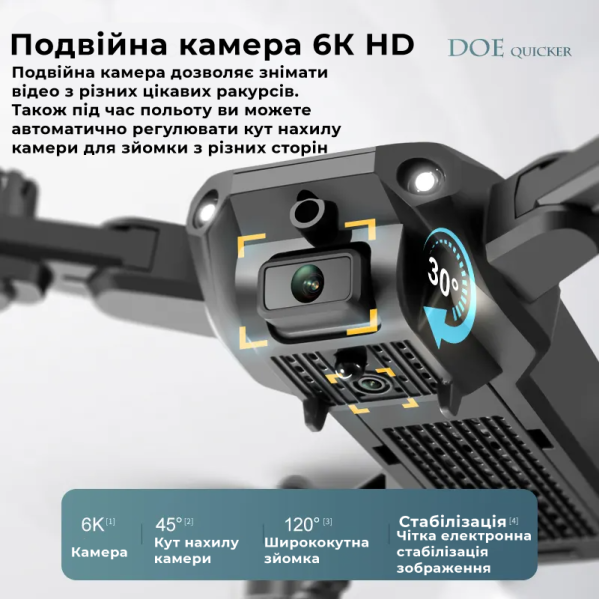 Детский Квадрокоптер с камерой 4DRC V23 - дрон для детей с HD\720P FPV, 15 мин. полета + СУМКА