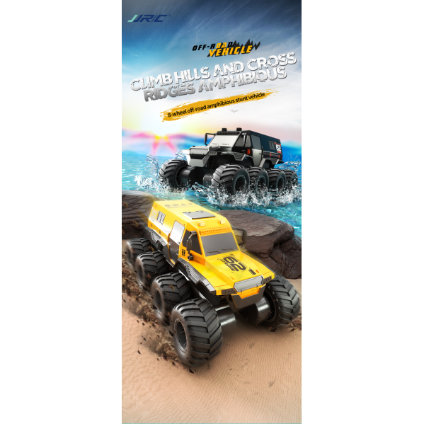 JJRC Q137 RC Car &  Амфибия Внедорожник Альпинистский Автомобиль Пульт Дистанционного Управ.