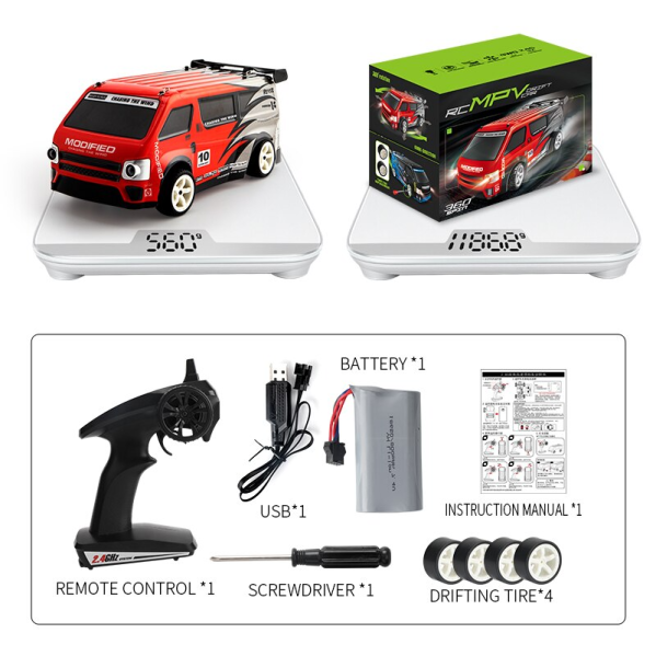 JJRC Q125 RC MPV Drift Car 2,4 Ghz RC Sport Racing Drift Car 1:16 4WD автомобиль с дистанционным управлением