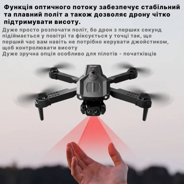 Квадрокоптер 4DRC V32 WiFi FPV  720P HD Двойная камера 360° датчик предотвращения препятствий. + КЕЙС