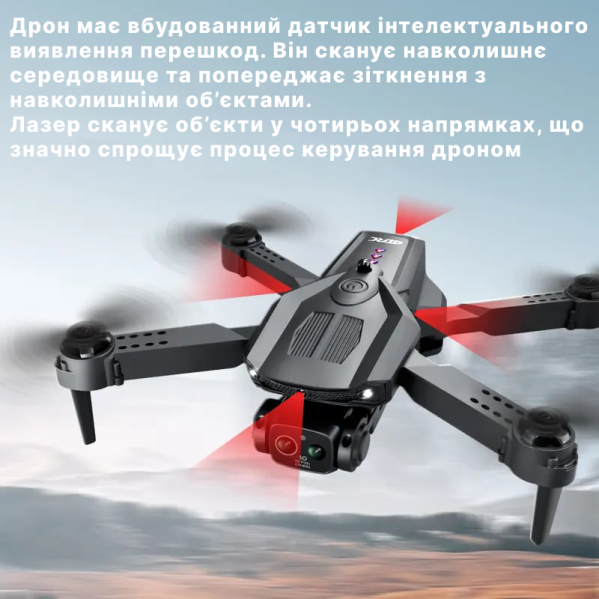 Квадрокоптер 4DRC V32 WiFi FPV  720P HD Двойная камера 360° датчик предотвращения препятствий. + КЕЙС