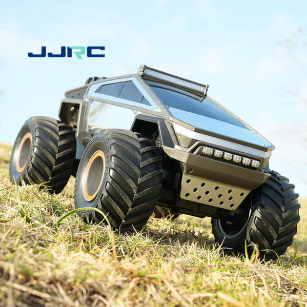 JJRC Q202 радиоуправляемый внедорожник, свет, металл корпус, машинка для детей и взрослых, авто на пульте