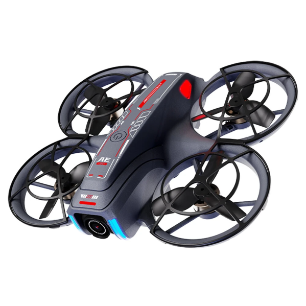 Квадрокоптер AE21 з пультом з екраном 4.3", 2 акумулятори, FPV дрон, камера, до 100 м, безщітковий