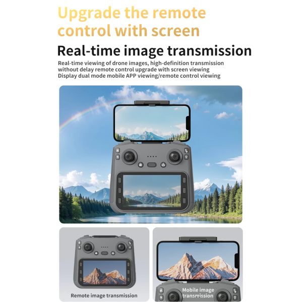 Квадрокоптер дрон LYZRC L106 PRO GPS с камерой 4K, 2-осевой стабилизацией, FPV, RC пультом, до 1200 м